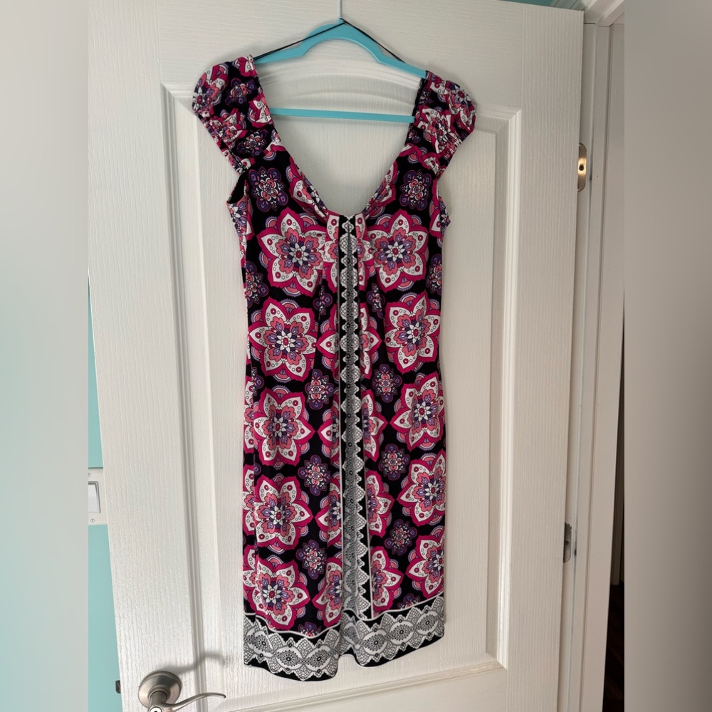London Time Multicolored sun dress